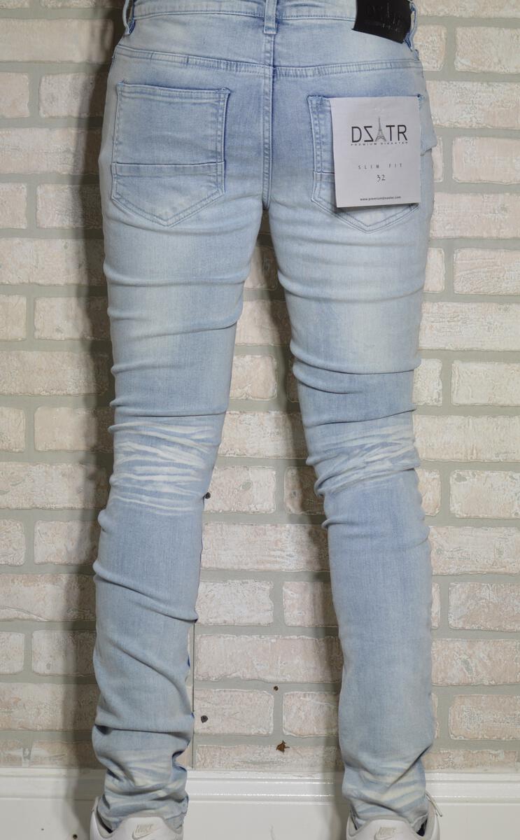 DISASTER SUPER STRETCH DENIM - SLIM FIT - ICE SERENE (DZTR-257)