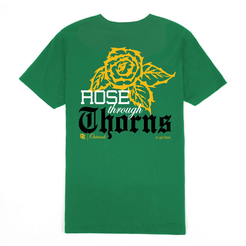 OUTRANK ROSE THROUGH THORNS TSHIRT