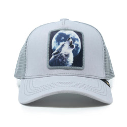 GOLD STAR WOLF GREY TRUCKER HAT