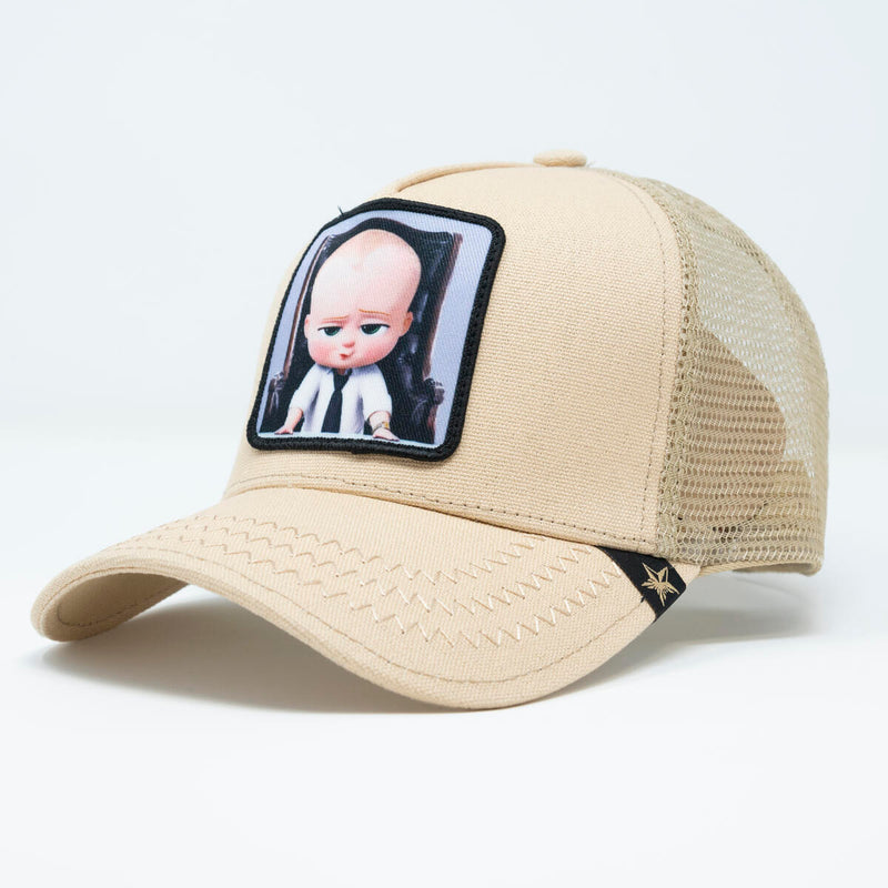 GOLD STAR BOSS BABY TRUCKER HAT