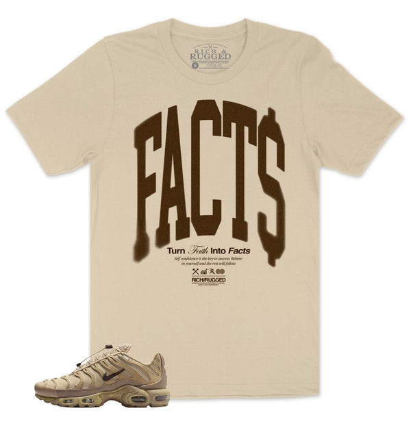 RICH AND RUGGED FACTS T-SHIRT