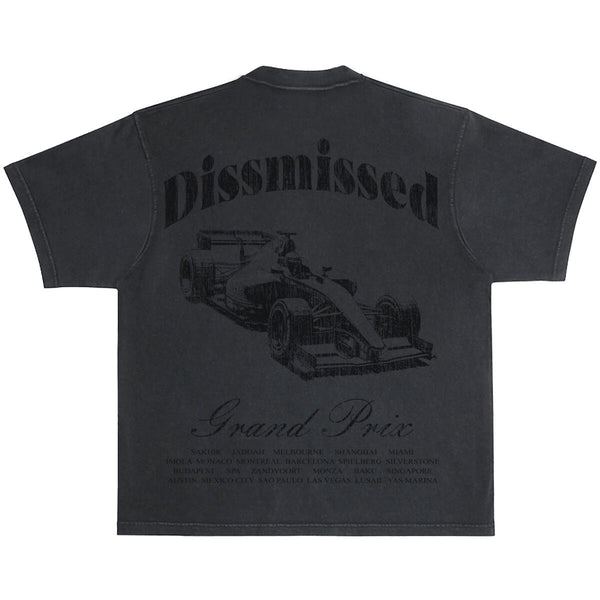 DISSMISSED F1 Grand Prix VINTAGE BLACK T-SHIRT