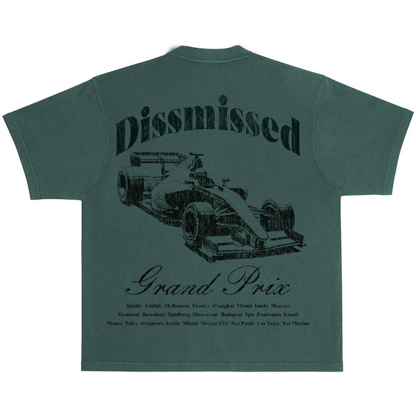 DISSMISSED F1 Grand Prix BISTRO GREEN T-SHIRT