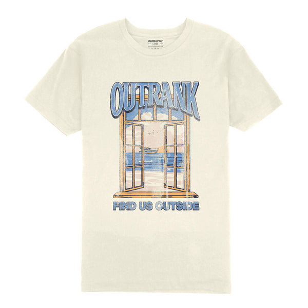 OUTRANK FIND US OUTSIDE T-SHIRT