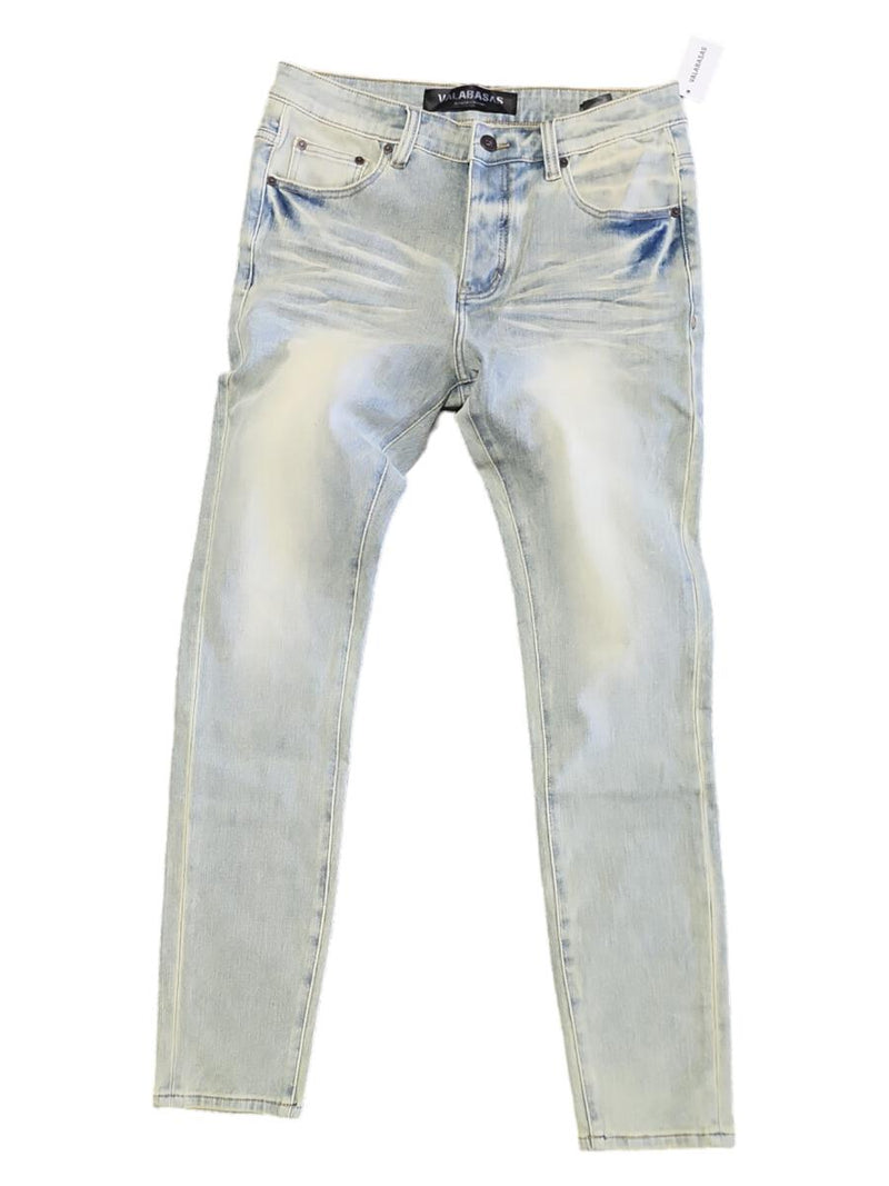 VALABASAS "MR. FLEX" VINTAGE WASH 4 WAY STRETCH SKINNY JEAN