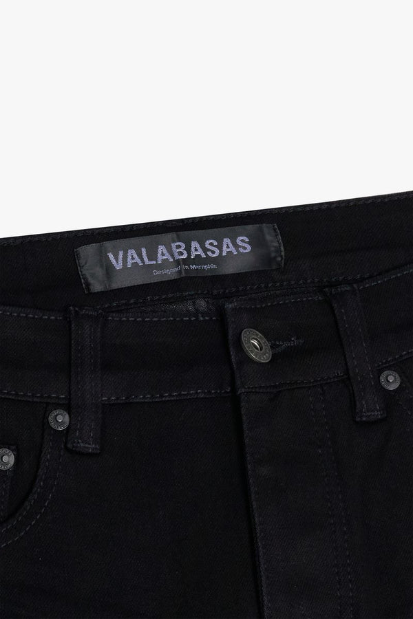 VALABASAS MR.FLEX-BLACK SKINNY FIT JEANS