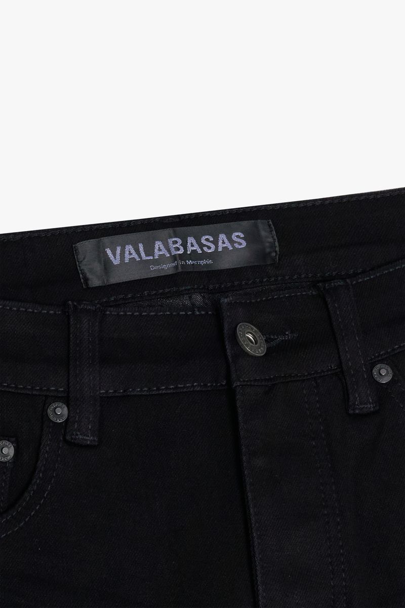 VALABASAS MR.FLEX-BLACK SKINNY FIT JEANS