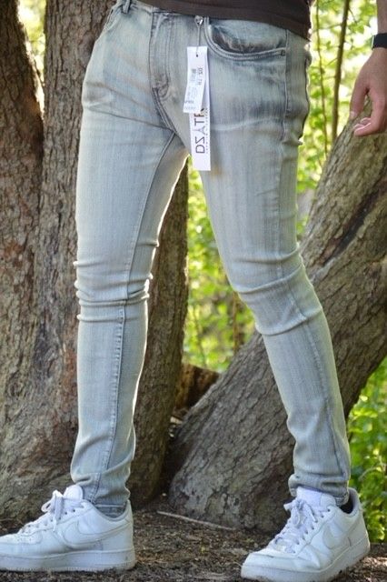 DISASTER SUPER STRETCH DENIM - SKINNY - BANANA GREY (DZTR-246)