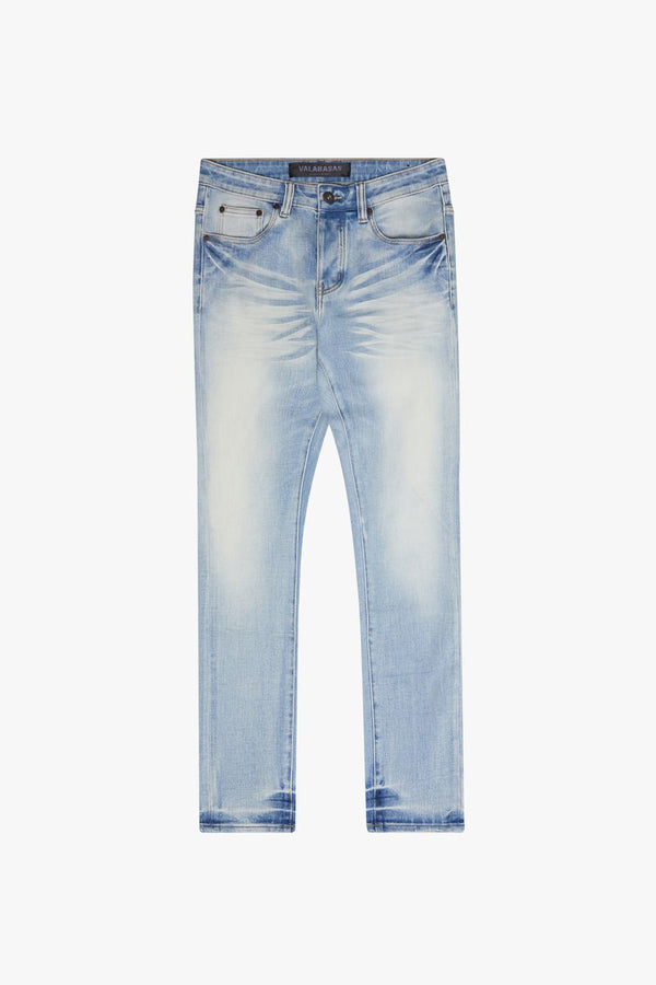 VALABASAS "MR. FLEX" LIGHT WASH 4 WAY STRETCH SKINNY JEAN