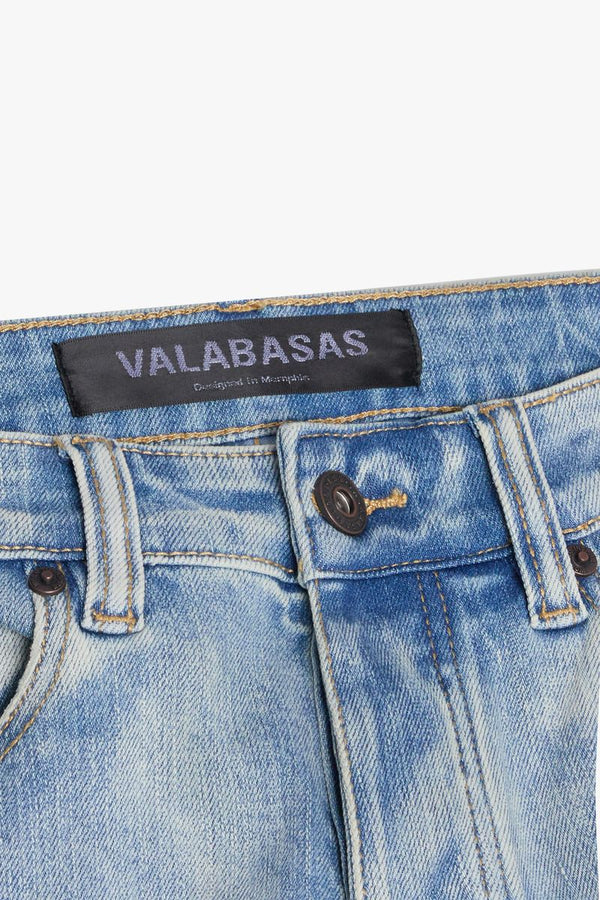 VALABASAS "MR. FLEX" LIGHT WASH 4 WAY STRETCH SKINNY JEAN