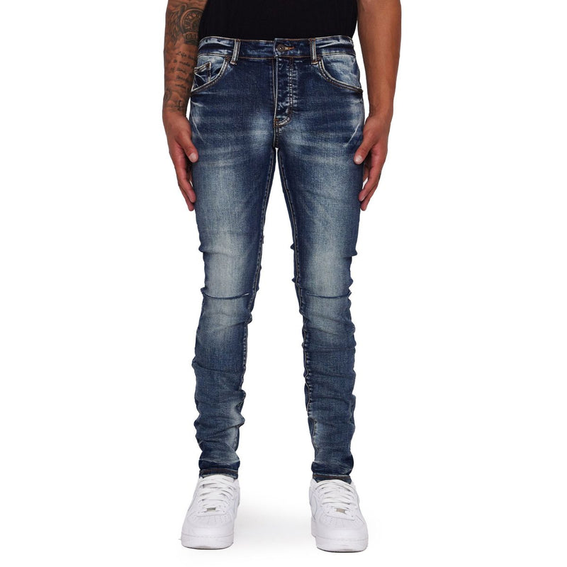 VALABASAS "MR CLEAN 2.0" Light Wash KNEE CUT SKINNY JEAN