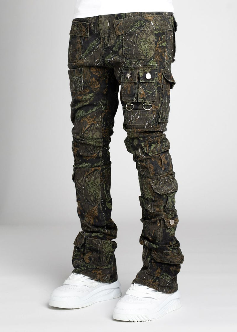 GUAPI  Camo Tactical Stacked Denim (Camo-Tactical-Stacked-Denim)