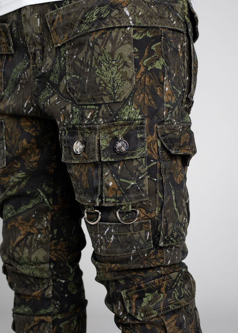 GUAPI  Camo Tactical Stacked Denim (Camo-Tactical-Stacked-Denim)