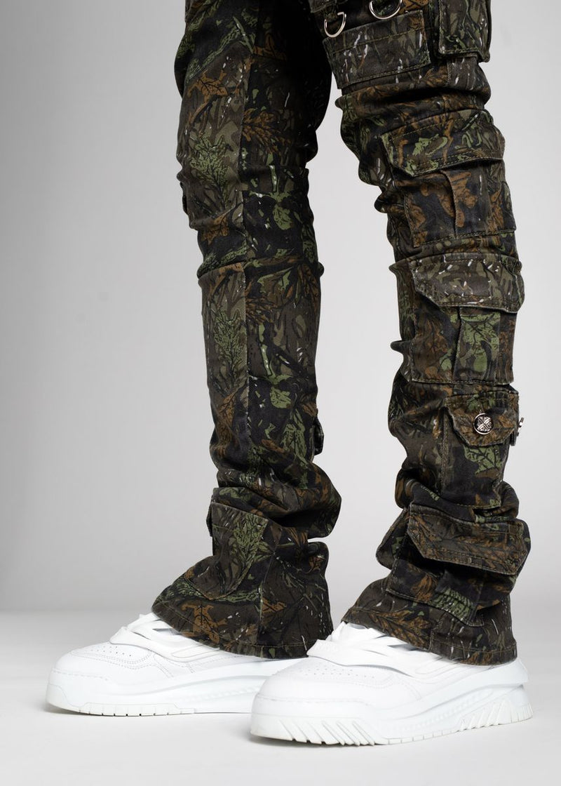 GUAPI  Camo Tactical Stacked Denim (Camo-Tactical-Stacked-Denim)