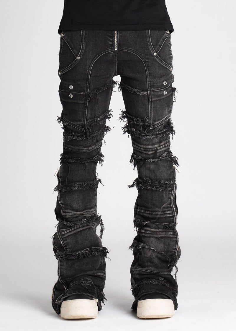 GUAPI Iron Grey Distressed Denim (Iron-Grey-Distressed-Denim)