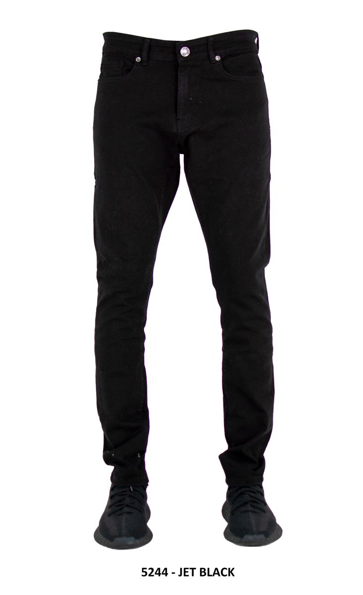 FOCUS BLACK SKINNY FIT JEANS