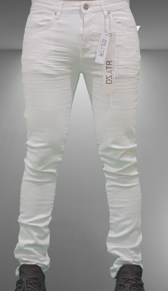 DISASTER SUPER STRETCH DENIM - SLIM FIT - WHITE 3D TOPPER (DZTR-293)