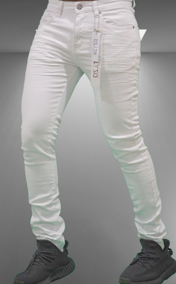 DISASTER SUPER STRETCH DENIM - SLIM FIT - WHITE 3D TOPPER (DZTR-293)