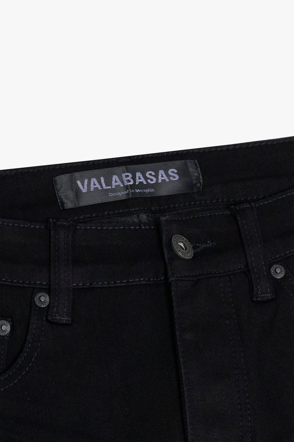 VALABASAS "MR.FLEX" BLACK SKINNY FIT JEANS