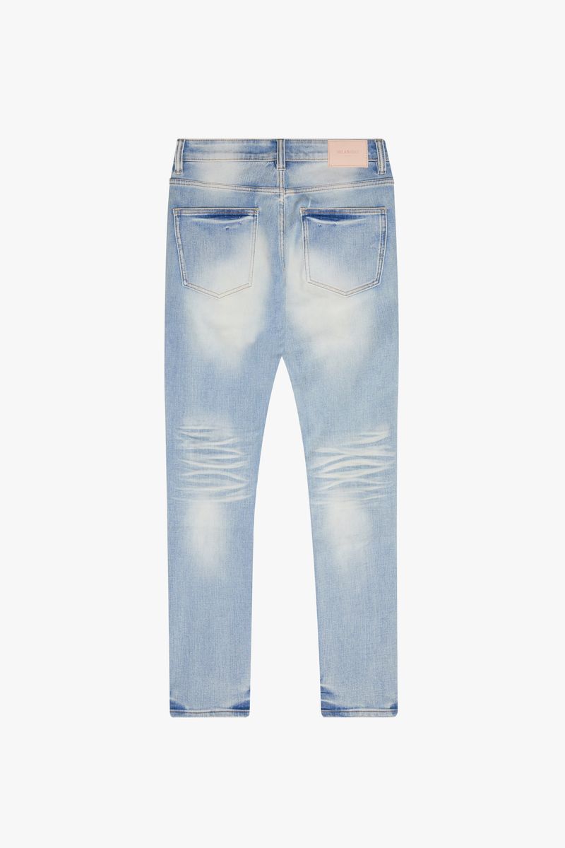 VALABASAS "MR.FLEX" LT.WASH SKINNY FIT JEANS