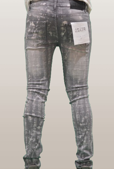 DISASTER SUPER STRETCH DENIM - SLIM FIT - RAIN GREY (DZTR-281)