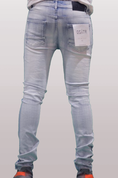 DISASTER SUPER STRETCH DENIM - SLIM FIT - ICE WHISKER (DZTR-315)