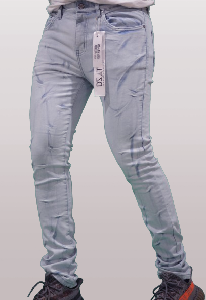 DISASTER SUPER STRETCH DENIM - SLIM FIT - ICE TAGPIN (DZTR-316)