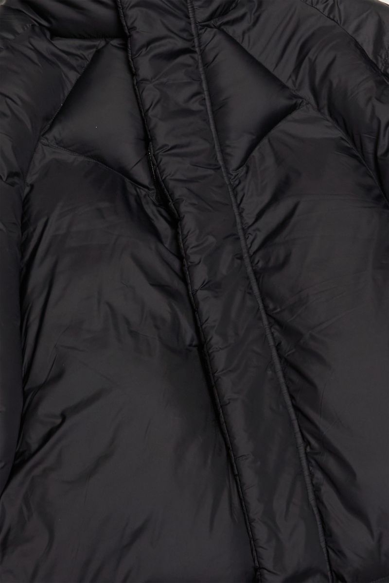SILNT CHPTRS "RUNNER" CROP TOPB BLACK BUBBLE JACKET