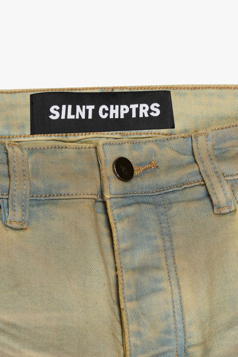 SILNT CHPTRS "EVACUATE" 4 WAY STRETCH SKINNY DENIM