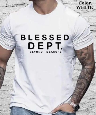 DISASTER BLESSED DEPT WHITE T-SHIRT
