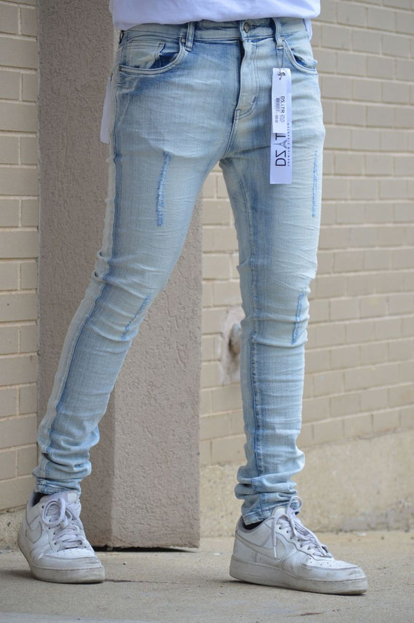 DISASTER SUPER STRETCH DENIM - SLIM FIT - ICE CRUSH (DZTR-295)