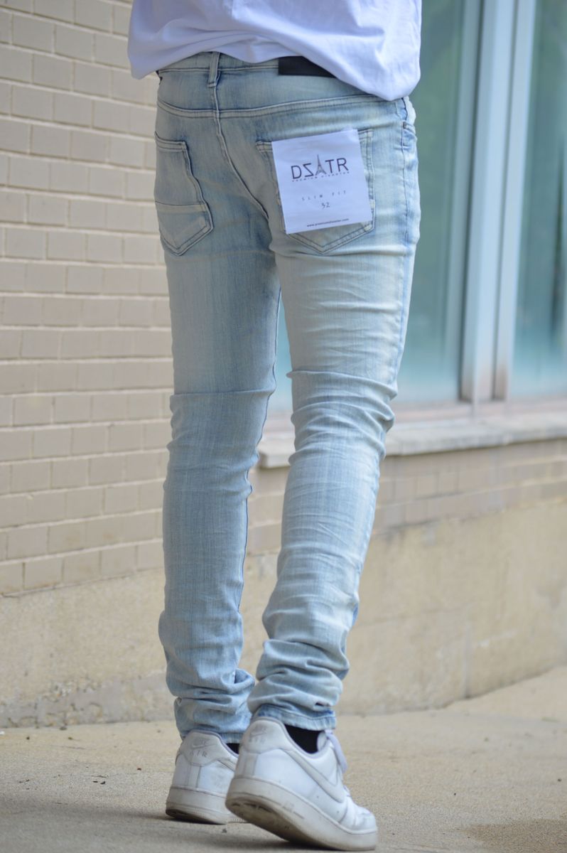 DISASTER SUPER STRETCH DENIM - SLIM FIT - ICE CRUSH (DZTR-295)