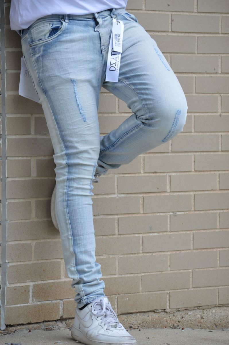 DISASTER SUPER STRETCH DENIM - SLIM FIT - ICE CRUSH (DZTR-295)