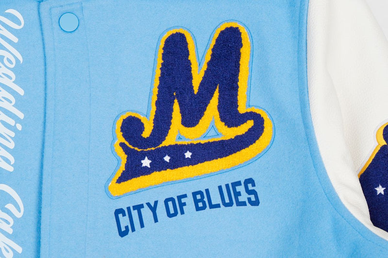 WEDDING CAKE MEMPHIS VARSITY JACKET