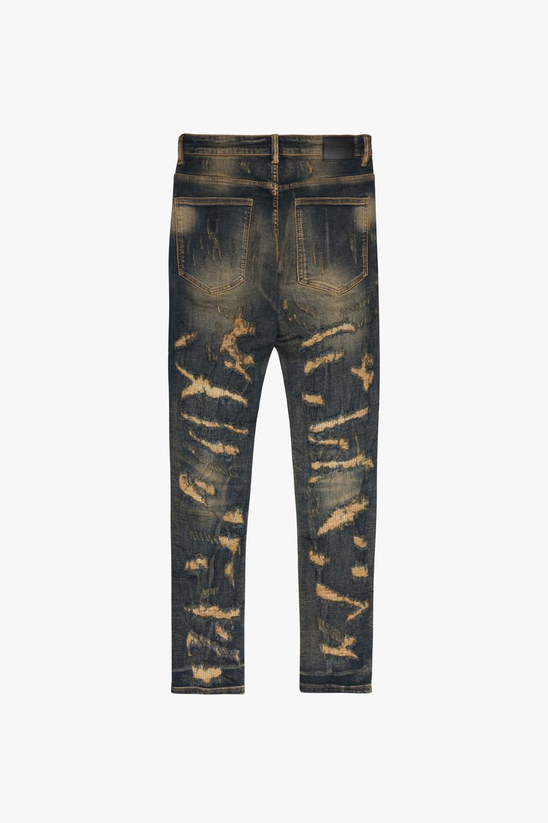 VALABASAS  "PAYLOAD" SKINNY JEAN DIRTY VINTAGE WASH SKINNY FIT JEANS