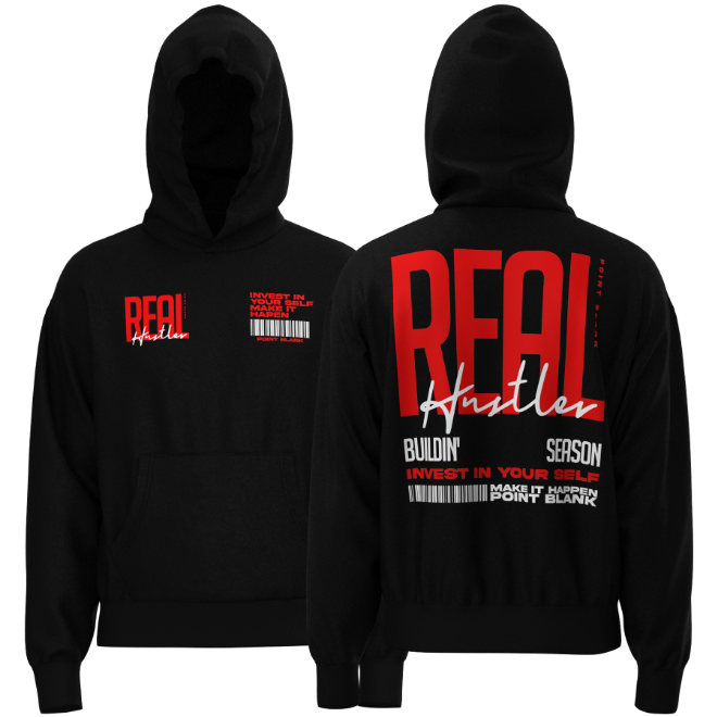 POINT BLANK BLACK REAL HUSTLER HOODIE