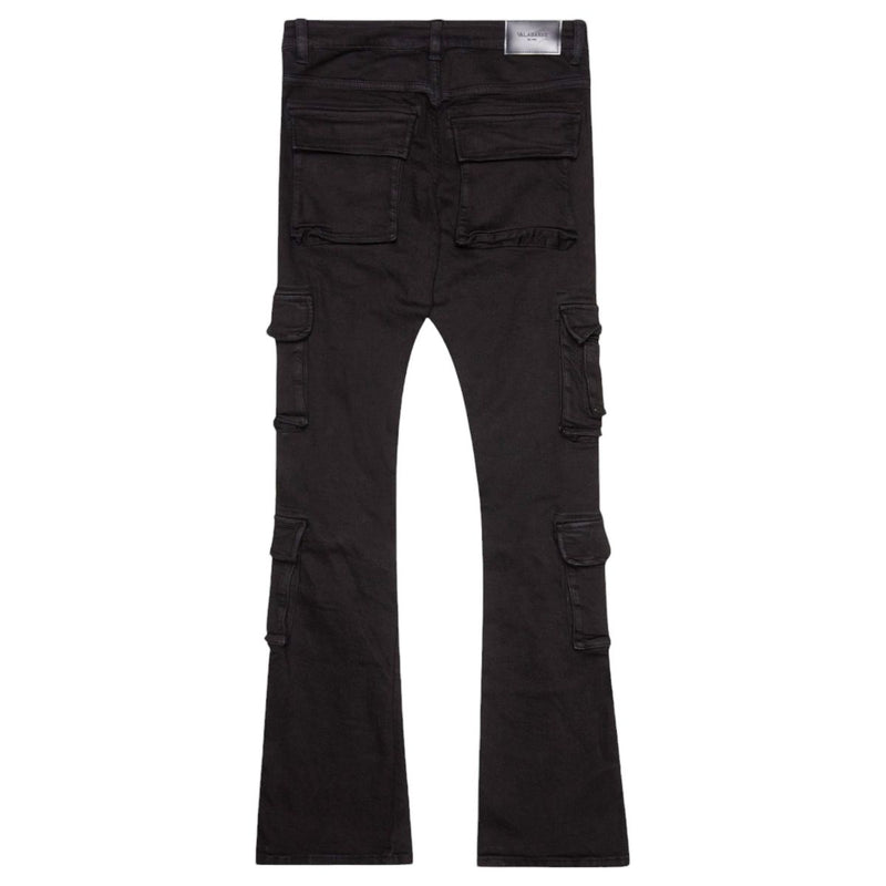 VALABASAS  "EXPANSE" BLACK STACKED DENIM