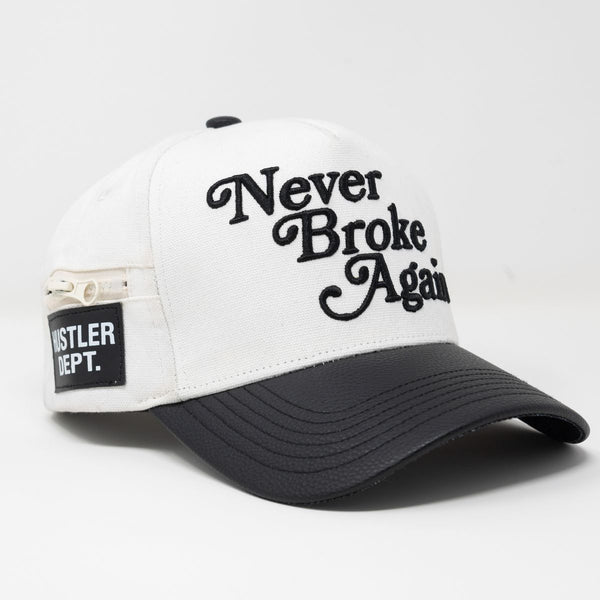 GOLD STAR NEVER BROKE AGAIN BLACK TRUCKER HAT