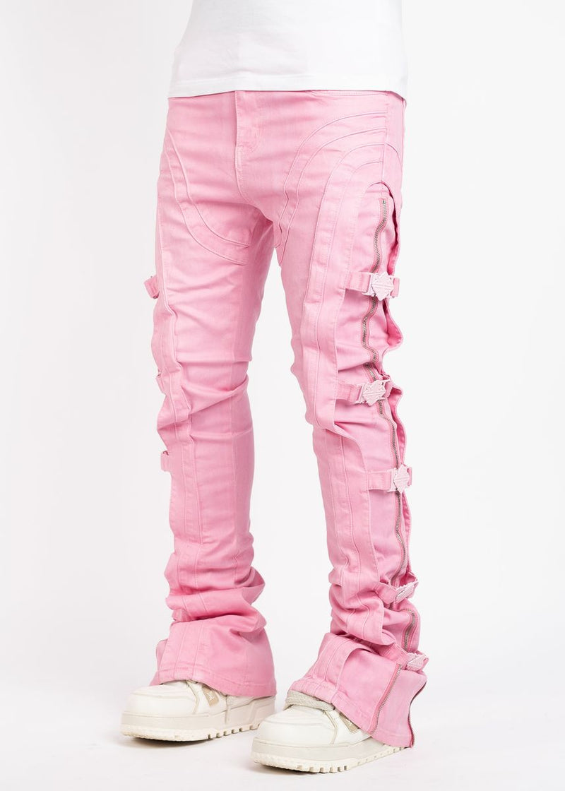 GUAPI French Rose Waxed Premium Denim (French-Rose-Waxed-Premium-Denim) STACKED JEANS