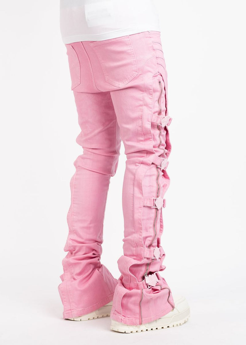 GUAPI French Rose Waxed Premium Denim (French-Rose-Waxed-Premium-Denim) STACKED JEANS