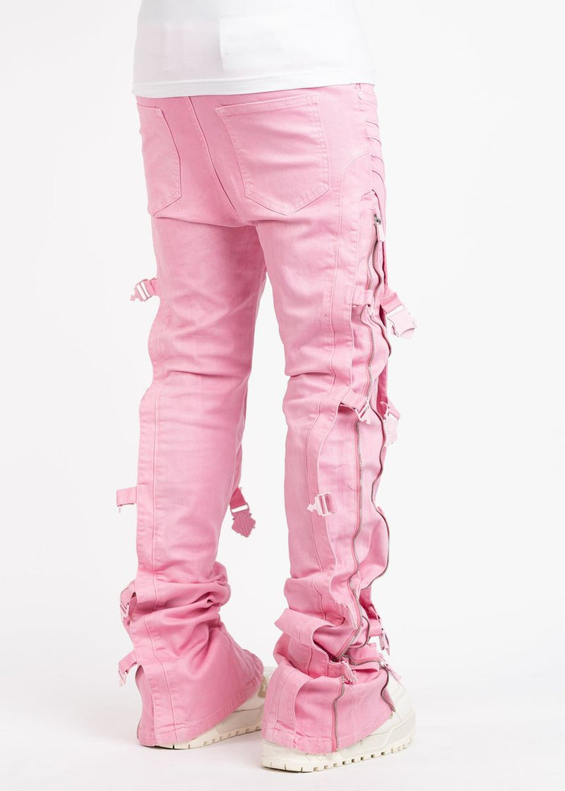 GUAPI French Rose Waxed Premium Denim (French-Rose-Waxed-Premium-Denim) STACKED JEANS