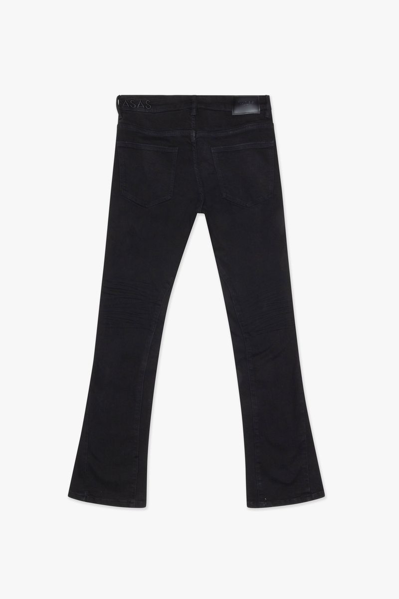 VALABASAS Mr. Stacked-BLACK STACKED JEANS