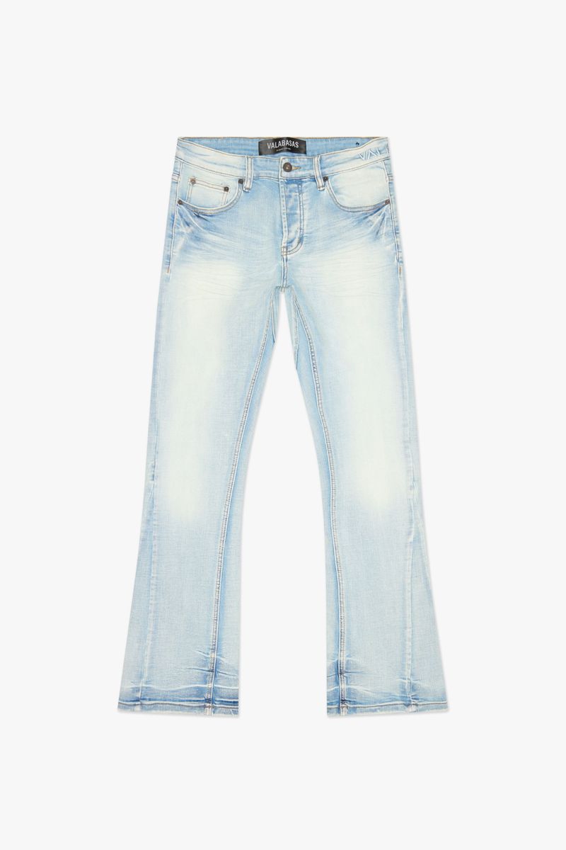 VALABASAS  Mr. Stacked-LT.WASH STACKED JEANS