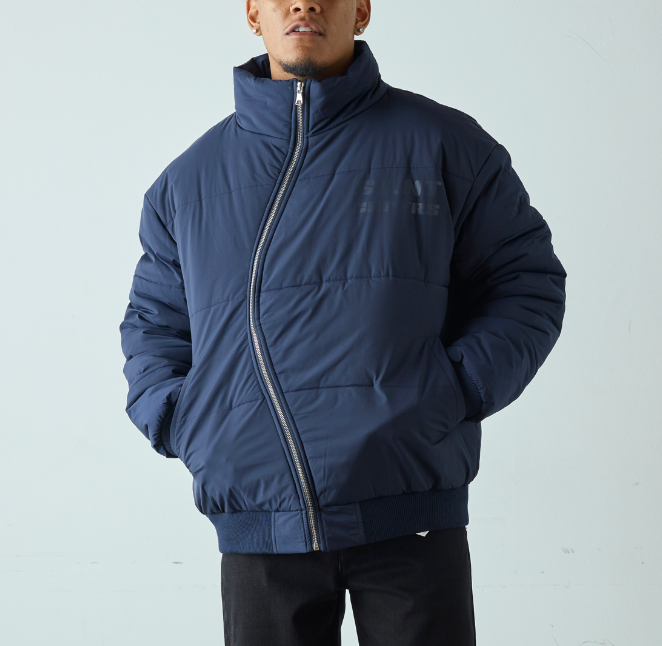 SILNT CHPTRS "IRREGULAR" NAVY JACKET