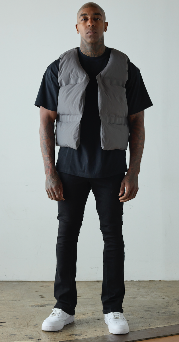 SILNT CHPTRS JET BLACK STACKED "ESSENCE" DENIM