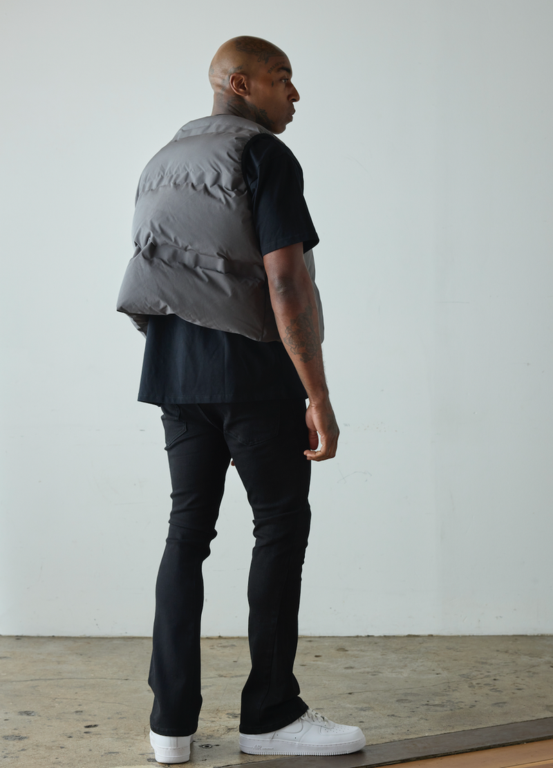 SILNT CHPTRS JET BLACK STACKED "ESSENCE" DENIM