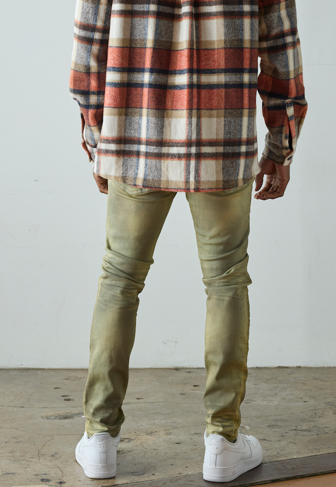 SILNT CHPTRS "EVACUATE" 4 WAY STRETCH SKINNY DENIM