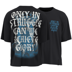 POINT BLANK GLORY AND STRUGGLE BLACK T-SHIRT