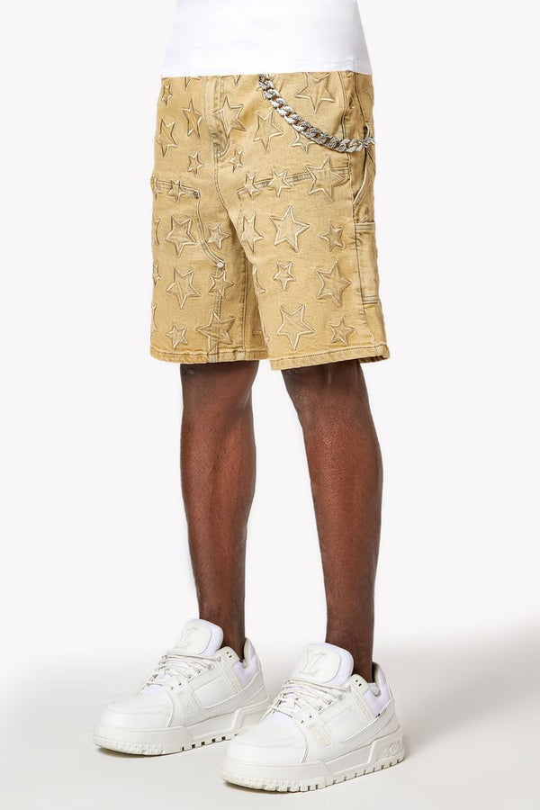 GUAPI Vintage Stars Denim Shorts (Vintage-Stars-Denim-Shorts)