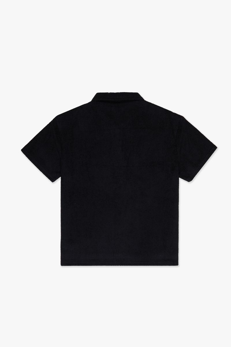 SILNT CHPTRS "RELEVANT" COLLAR WOVEN SHIRT